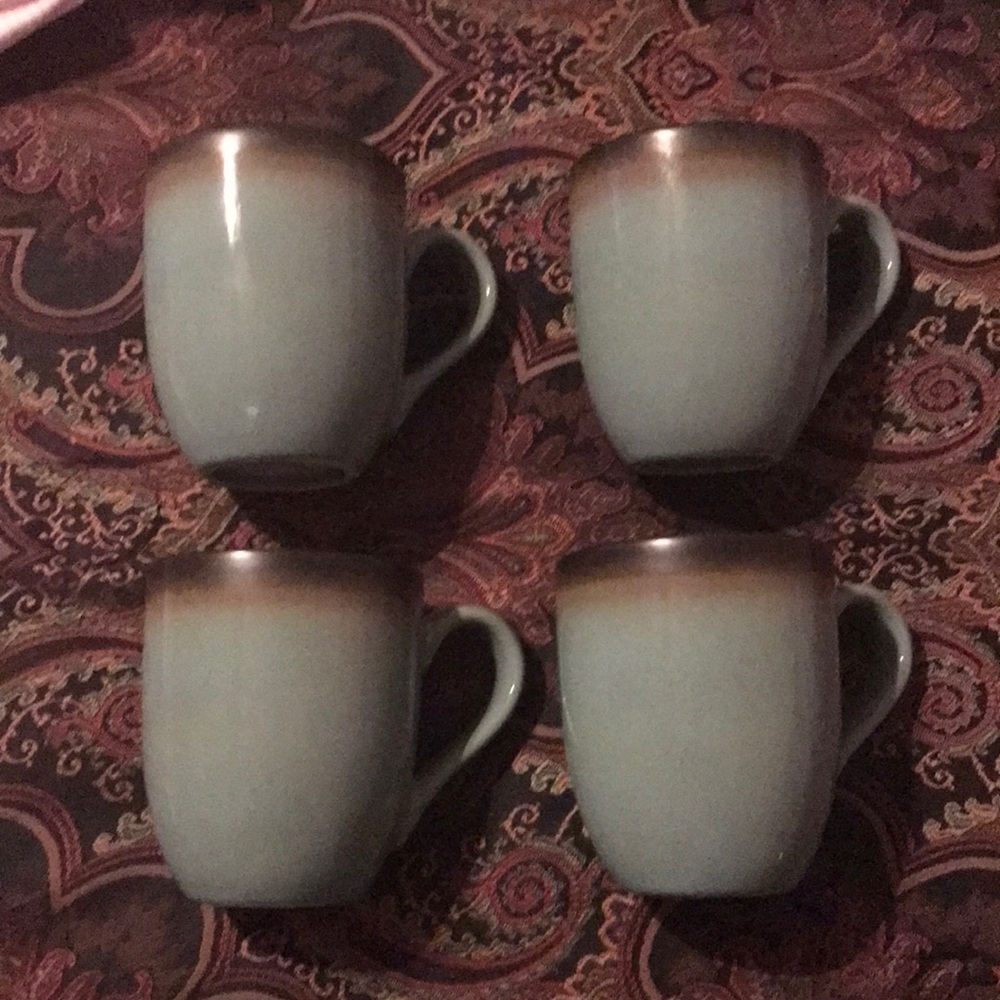Home brand mugs! Stoneware made in China. Set of 4.